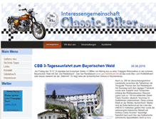 Tablet Screenshot of classic-biker-bayern.de